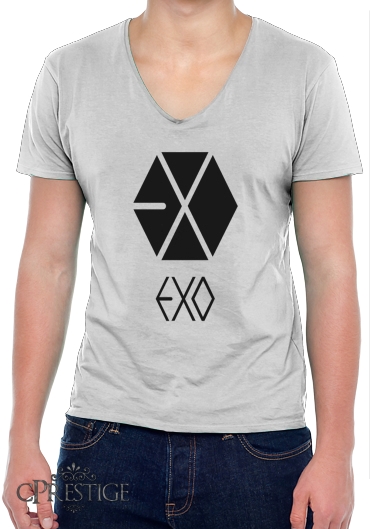 T-Shirt homme Col V K-pop EXO - PTP