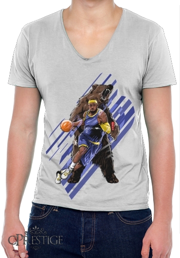 T-Shirt homme Col V LeBron Unstoppable 