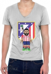 T-Shirt homme Col V Lego Football: Atletico de Madrid - Arda Turan