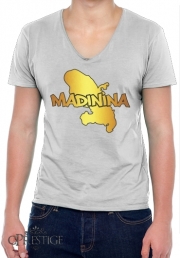 T-Shirt homme Col V Madina Martinique 972
