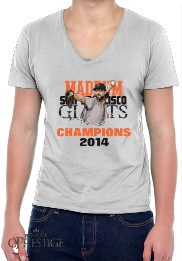 T-Shirt homme Col V MLB Stars: Madison Bumgarner - Giants San Francisco