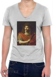 T-Shirt homme Col V Moliere portrait