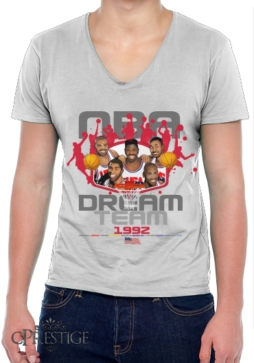 T-Shirt homme Col V NBA Legends: Dream Team 1992