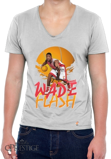 T-Shirt homme Col V NBA Legends: Dwyane Wade