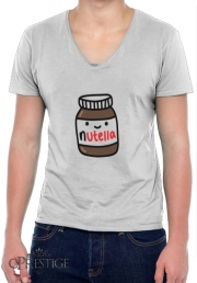 T-Shirt homme Col V Nutella