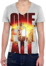 T-Shirt homme Col V One for all sunset