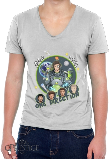 T-Shirt homme Col V Outer Space Collection: One Direction 1D - Harry Styles