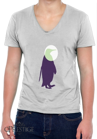 T-Shirt homme Col V Penguin