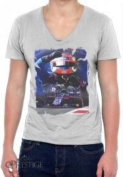 T-Shirt homme Col V Pierre Gasly