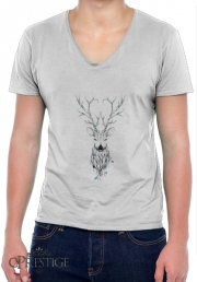 T-Shirt homme Col V Poetic Deer