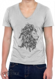 T-Shirt homme Col V Poetic Lion