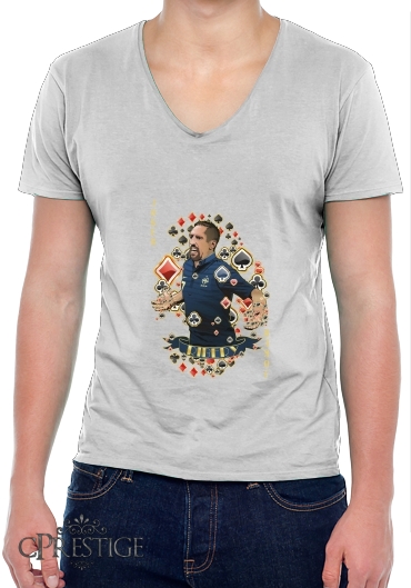 T-Shirt homme Col V Poker: Franck Ribery as The Joker