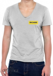 T-Shirt homme Col V Ricard