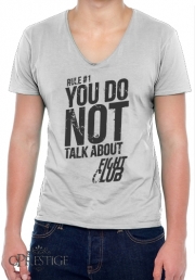 T-Shirt homme Col V Rule 1 You do not talk about Fight Club
