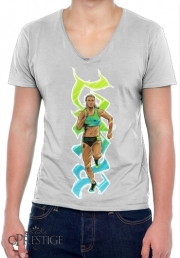 T-Shirt homme Col V Run