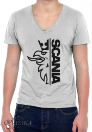 T-Shirt homme Col V Scania Griffin