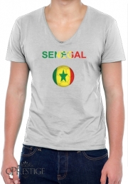 T-Shirt homme Col V Senegal Football