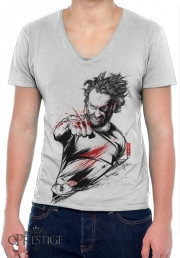 T-Shirt homme Col V The Fury of Rick
