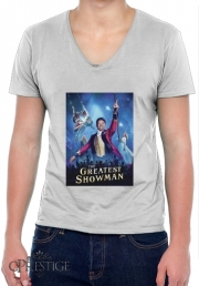 T-Shirt homme Col V the greatest showman
