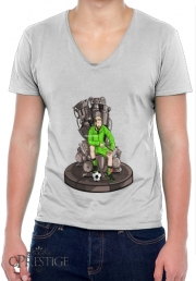 T-Shirt homme Col V The King on the Throne of Trophies