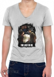 T-Shirt homme Col V The Last Of Us Zombie Horror