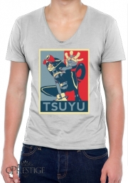 T-Shirt homme Col V Tsuyu propaganda