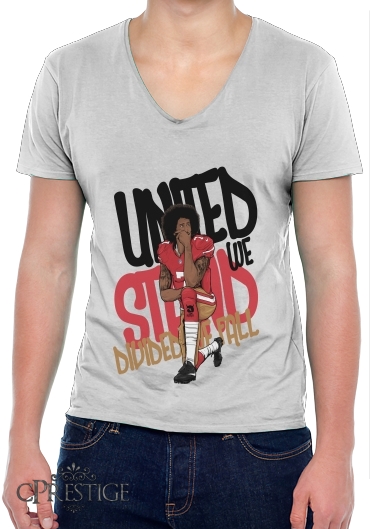 T-Shirt homme Col V United We Stand Colin