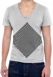 T-Shirt homme Col V Waves 1