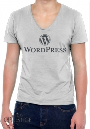 T-Shirt homme Col V Wordpress maintenance