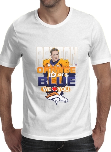 T-Shirt Manche courte cold rond Football Américain : Payton Manning