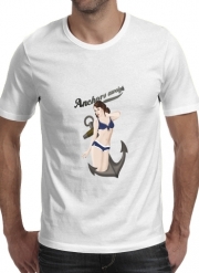 T-Shirt Manche courte cold rond Anchors Aweigh - Classic Pin Up