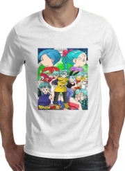T-Shirt Manche courte cold rond Bulma Dragon Ball super art