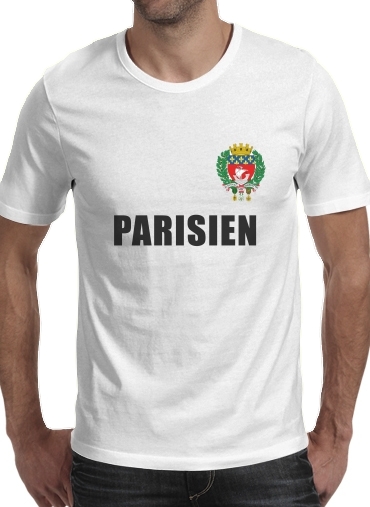T-Shirt Manche courte cold rond Drapeau Paris