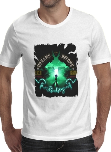 T-Shirt Manche courte cold rond Dreams Become Reality Deku