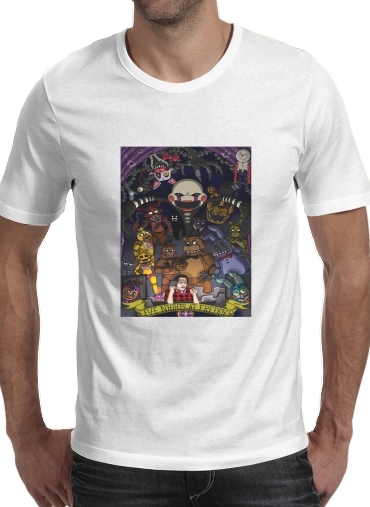 T-Shirt Manche courte cold rond Five nights at freddys