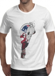 T-Shirt Manche courte cold rond Football Helmets New England