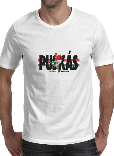 T-Shirt Manche courte cold rond Football Legends: Ferenc Puskás - Hungary
