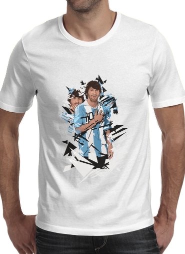T-Shirt Manche courte cold rond Football Legends: Lionel Messi Argentina
