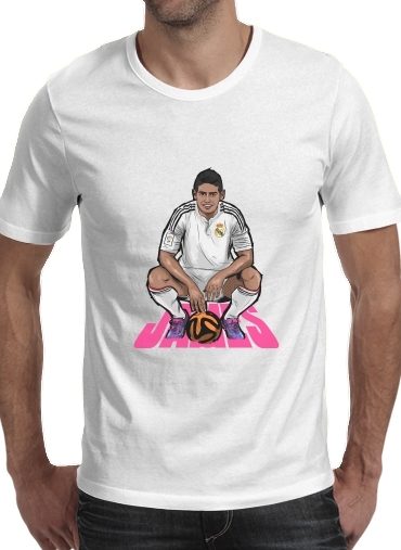 T-Shirt Manche courte cold rond Football Stars: James Rodriguez - Real Madrid