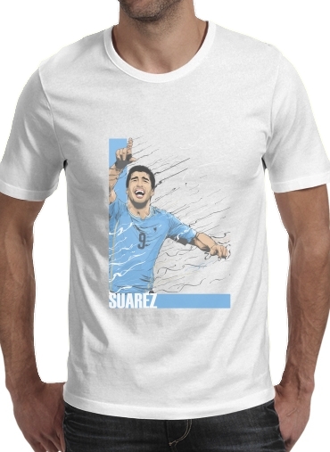 T-Shirt Manche courte cold rond Football Stars: Luis Suarez - Uruguay