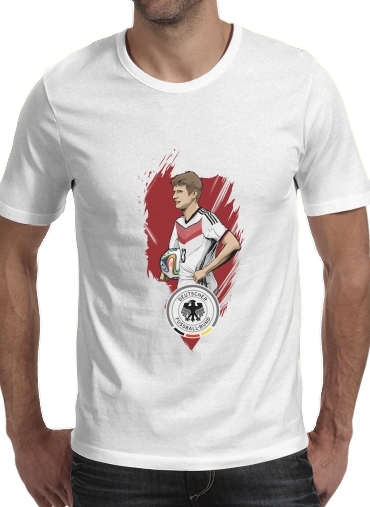 T-Shirt Manche courte cold rond Football Stars: Thomas Müller - Germany