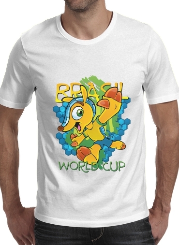 T-Shirt Manche courte cold rond Fuleco Brasil 2014 World Cup 01