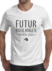 T-Shirt Manche courte cold rond Futur boulanger comme papa