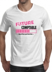 T-Shirt Manche courte cold rond Future comptable - Cadeau pour étudiante