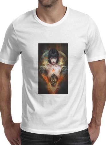 T-Shirt Manche courte cold rond Ghost in the shell Fan Art