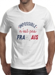 T-Shirt Manche courte cold rond Impossible n'est pas Français