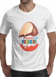 T-Shirt Manche courte cold rond Joyeuses Paques Inspired by Kinder Surprise