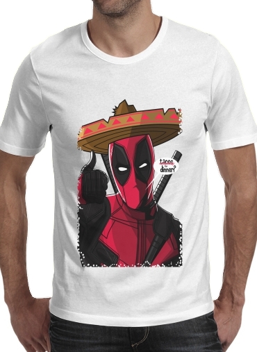 T-Shirt Manche courte cold rond Mexican Deadpool