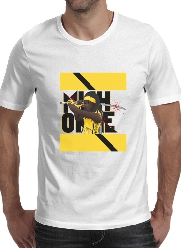 T-Shirt Manche courte cold rond Michonne - The Walking Dead mashup Kill Bill