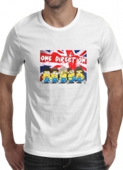 T-Shirt Manche courte cold rond Minions mashup One Direction 1D